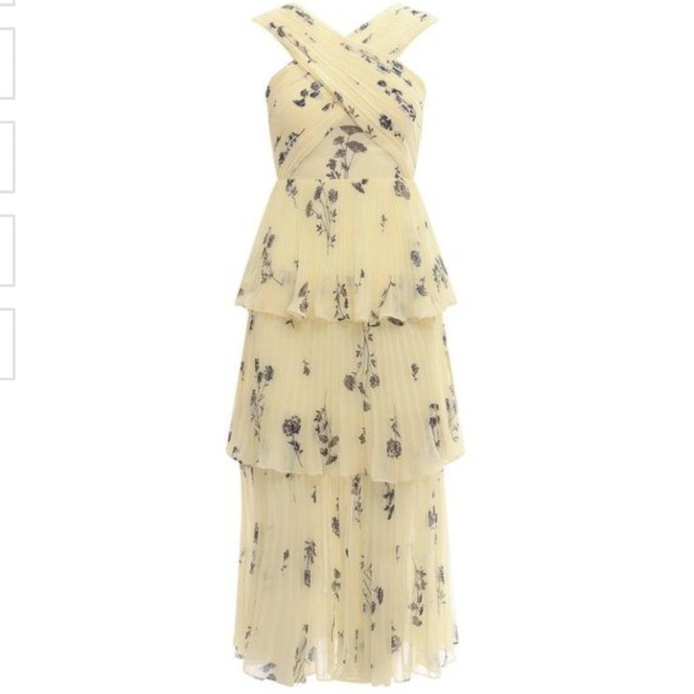 SOLD --- Self-Portrait Women's Floral Print Midi Dress